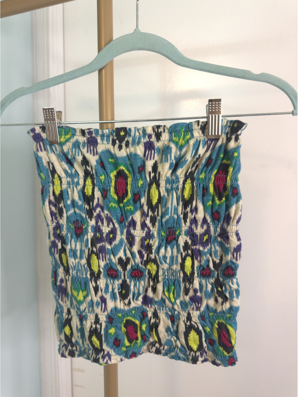 Anthropologie Stretchy Ruched Tube Top
